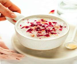 Rose latte